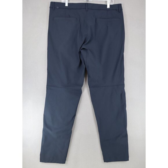 Lululemon Mens Size 38 Commission Pant Slim Stretch Performance Warpstreme Gray - Picture 2 of 6